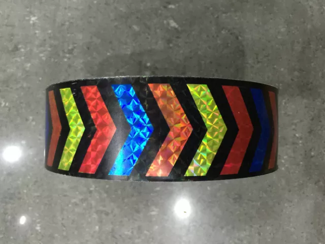 30CM/3M/5M Reflective Safety Warning Conspicuity Tape Film Sticker Multicolor 3