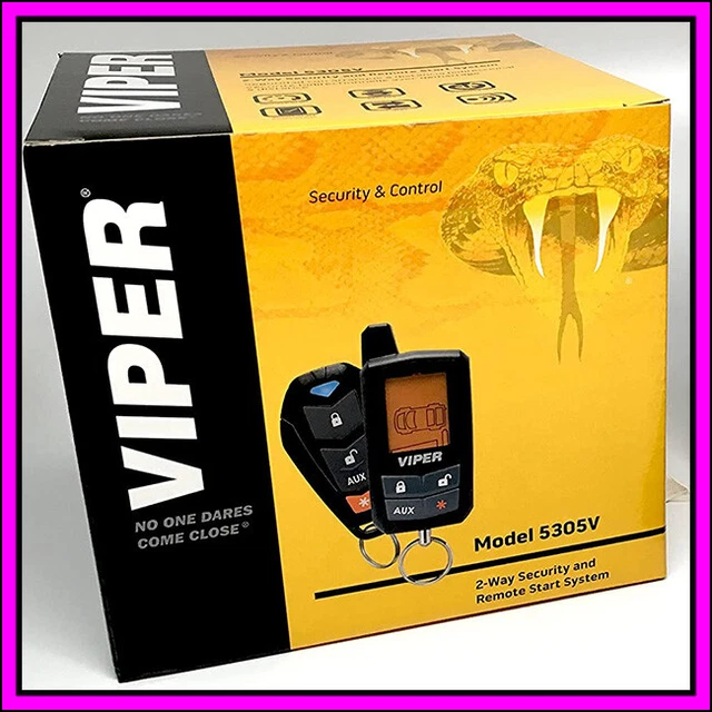 Viper 5305V 2 Way LCD Vehicle Car Alarm Keyless Entry Remorte Start System