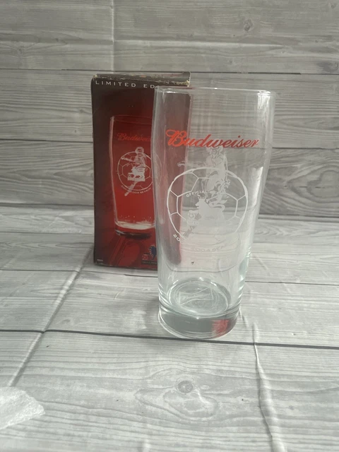 Budweiser Limited Edition FA Premier League 2002-2003 Pint Glass  New In Box