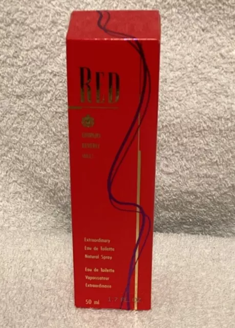 RED by GIORGIO BEVERLY HILLS Perfume 1.7oz EDT For Women New in Box