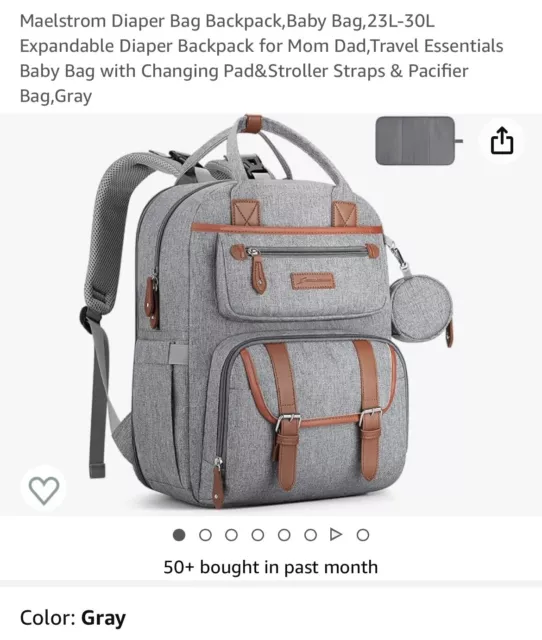 Maelstrom Backpack Diaper Bag Brand New