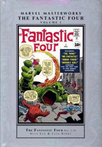 Marvel Masterworks Fantastic Four Hc #1 2 3 4 5 6 7 8 9 10 Stan Lee Jack Kirby
