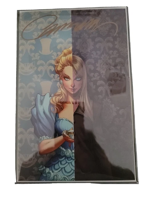 Alice Ever After #1 J SCOTT CAMPBELL EXCLUSIVE VARIANT SIGNED W COA NM ++ Virgin