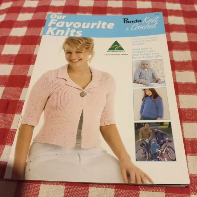 😇 Panda No 631 Our Favourite Knits Knitting Crochet Pattern Small 12 projects