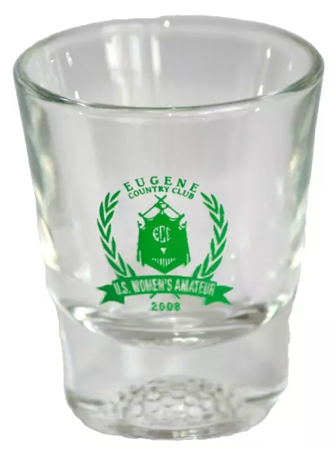 Eugene Country Club Shot Glass * 2008 US Women's Amateur Golf