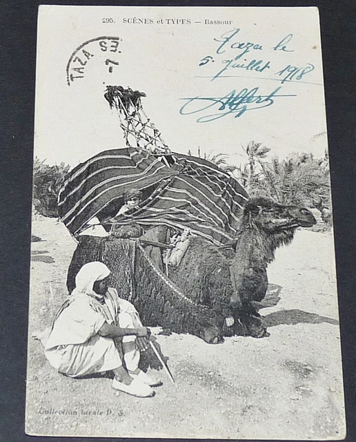 Cpa Carte Postale 1918 Colonie Francaise Maroc Maghreb Afrique Bassour