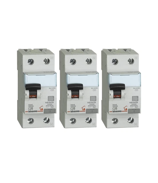 Interruttore Magnetotermico Compatto Bticino 1p N Corrente 25a BTICINO - Foto 5