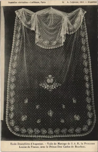 CPA Ecole Dentelliére d'ARGENTAN-Voile de Mariage de S.A.R la Princesse (29455)
