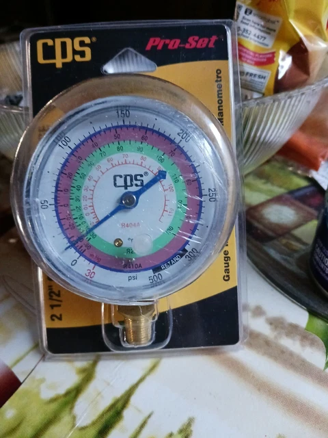 CPS Products RGHL Low Gauge,R22,R404A,R410A,2.5in,MBH,MEH
