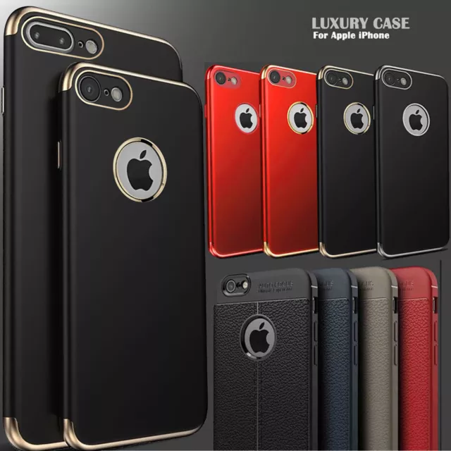 Case for Apple iPhone 7 8 Plus XS/X 6s 5 5s Shockproof Silicone Phone Cover