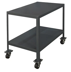 Durham MTM183630-2K295, Mobile Machine Table with 2 Shelves, 36"x18"x30"