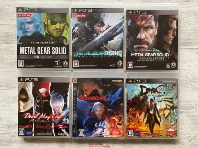 SONY Playstation 3 PS3 Metal Gear Solid  & Devil May Cry series set from Japan