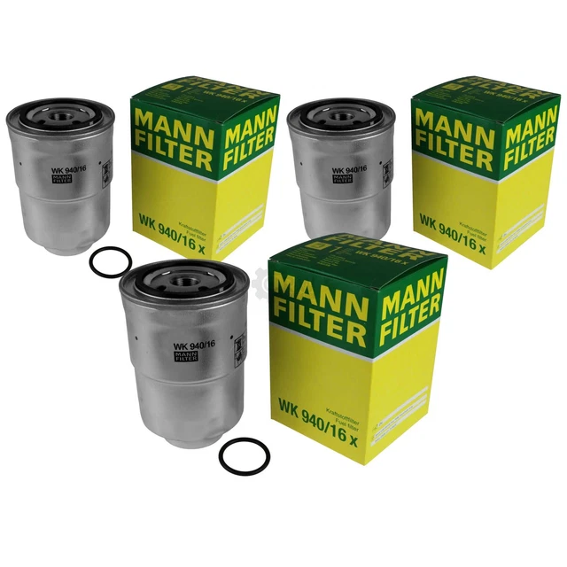 MANN-FILTER WK 940/33 X Filtre à Carburant Poids Lourds - Haute Performance, H=140mm A=93mm