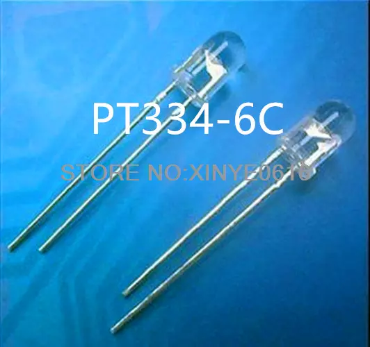 Hot Sell  10PCS  NEW  PT334-6C  DIP-2  NPN  Silicon Phototransistor Everligh