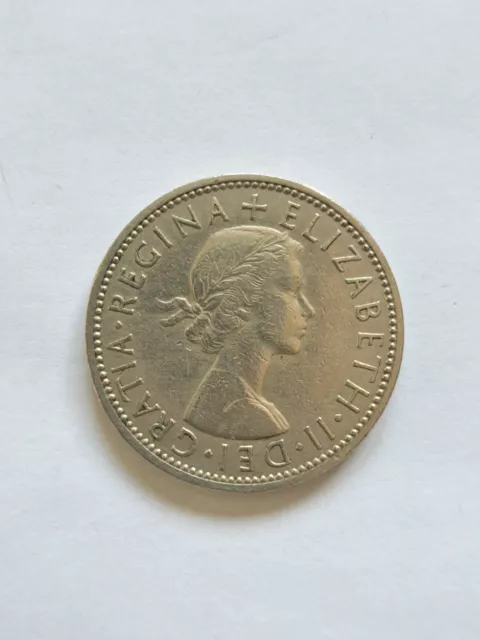 A 1960 Queen Elizabeth II florin/two shilling coin