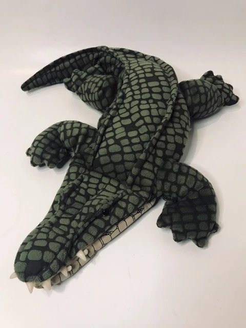 FOLKMANIS ALLIGATOR CROCODILE Hand Puppet Full Body Reptile Plush 18