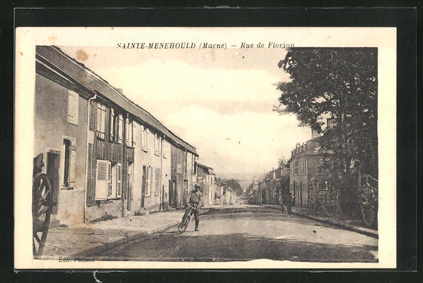 CPA Sainte-Menehould, Rue de Florion