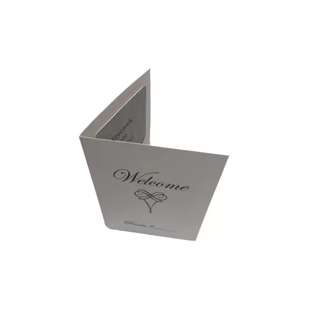 2000 Hotel Room Key Card Holder Sleeve with WELCOME sign