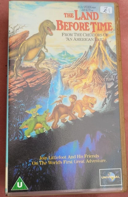 the-land-before-time-vhs-1988-7-55-picclick-uk