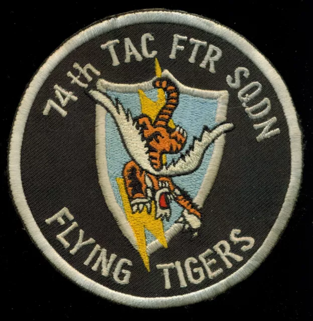 USAF 74th Tactical Fighter Squadron Flying Tigers Patch N-9