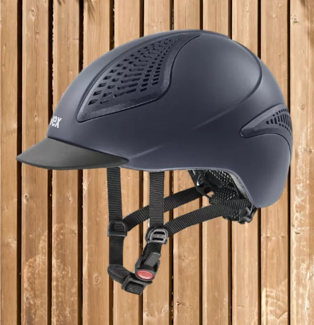 UVEX Reithelm Exxential II blue-mat, Reitkappe Uvex Exxential II Sturzkappe NEU