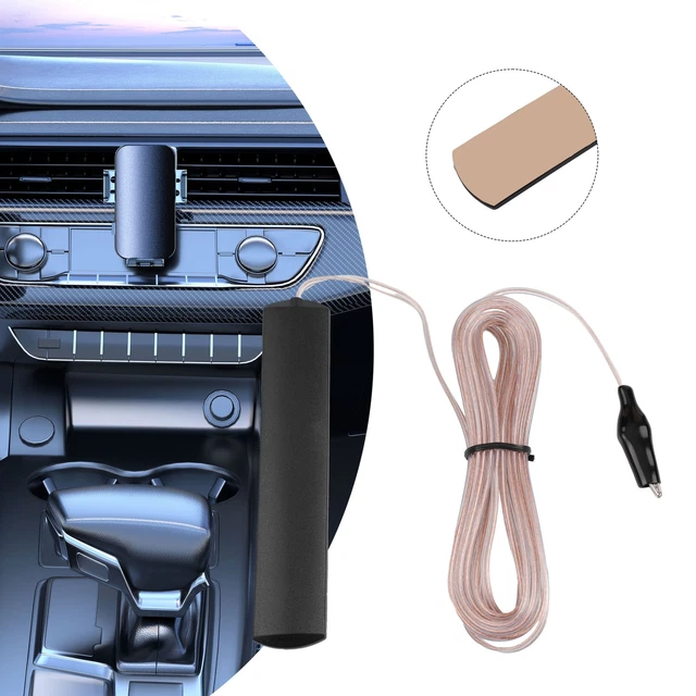 Antenne FM Intérieure Amplifiée 25 DB - Fréquence 85-112 MHz - Gain élevé Pour Sols Bas - Câble 5 M - USB Alimenté