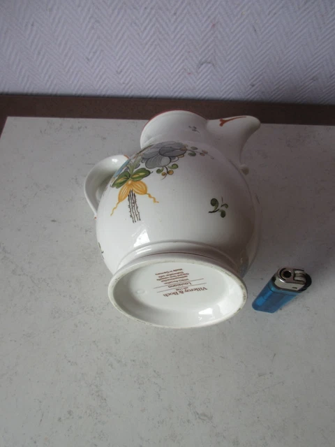 villeroy&boch louisiana pichet-carafe fleuri. 8