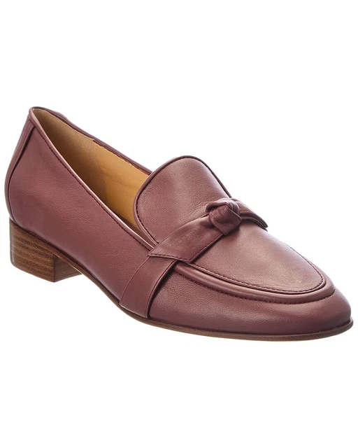 Alexandre Birman Clarita Leather Loafer Women's Pink 40