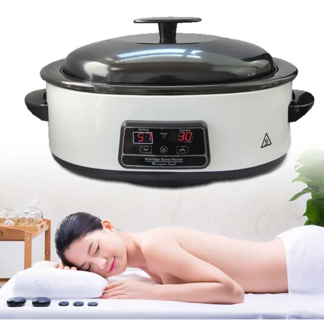Hot Stone Heater Kit Massage Basalt Stone Heater Warmer Heating Device Salon750W