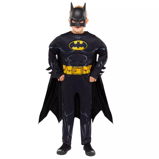 Abito Supereroe Bambini Batman Cavaliere Oscuro Costume Fumetto Settimana Ragazzi Bambino