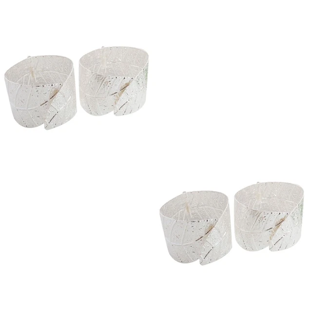 4 Pcs Stylish Curtain Fastener Backs Magnetic Tiebacks Drapes Ties Lights Chic