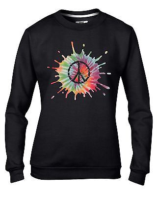 Simbolo di pace CND Psichedelica Bambini/Bambini Felpa Maglione 