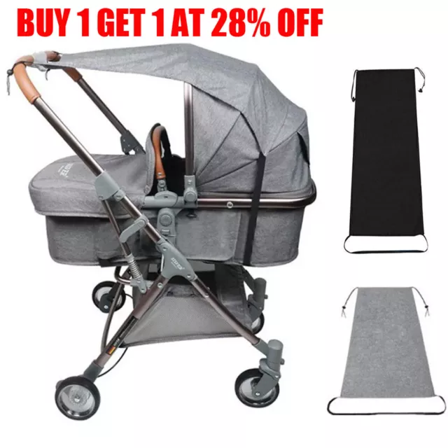 Universal Baby Pushchair Stroller Sun Shade Pram Buggy Sunshield Cover Canopy