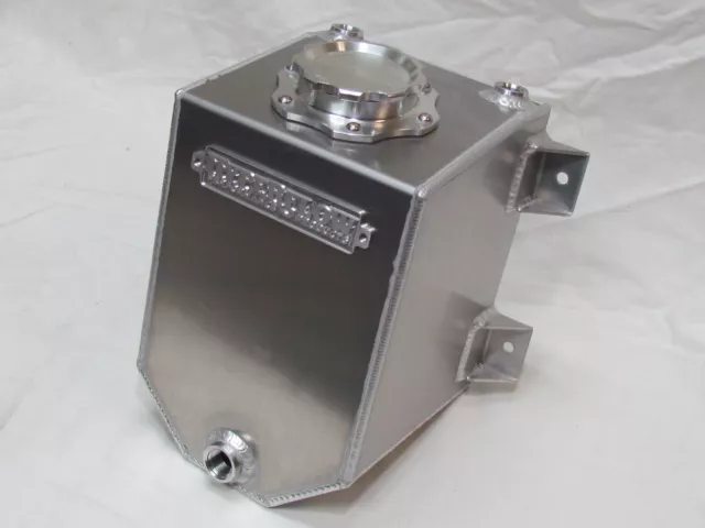 Nitrous Enrichment Fuel Cell: Aluminum, 1 Gallon, 10AN / 8AN, 7 x 6 x 8 Race