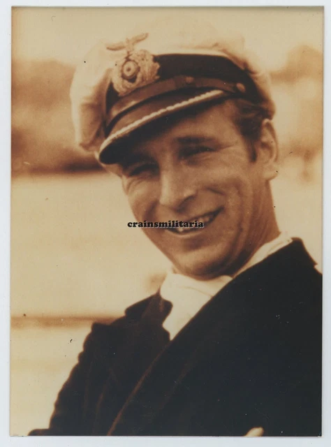 REPRO FOTO UBOOT Portrait Herbert Sickel als Kommandant der U302 EUR