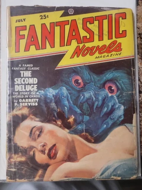 Fantastic Novels Magazine #2 (1948) Golden Age Sci-Fi Garrett Serviss