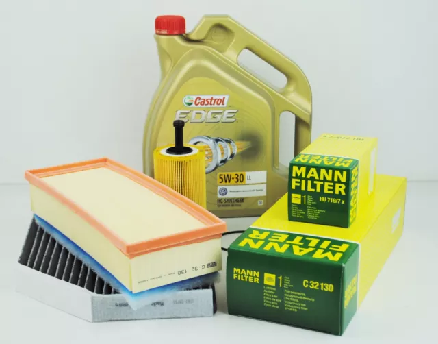 MANN Airmatic Servicekit Audi A4 8K A5 2,0 TDI mit 5L Castrol Edge 5W-30 LL