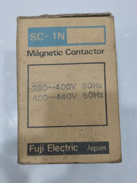 Fuji Electric Sc-1N(26) Magnetic Contactor 26Amp Voltage 440Vac Fast Shipping