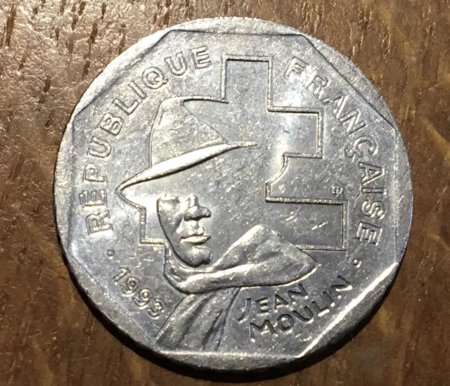 Piece De 2 Francs 1993 Jean Moulin (115)