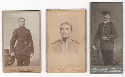 UM 27862 CDV Photo um1900 Soldat Uniforme Atelier Franz Ehrlich Dresde 