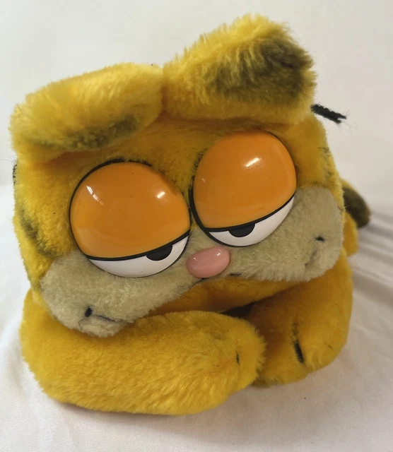 VINTAGE GARFIELD SEATED Plush Soft Toy 1981 United Syndicate R