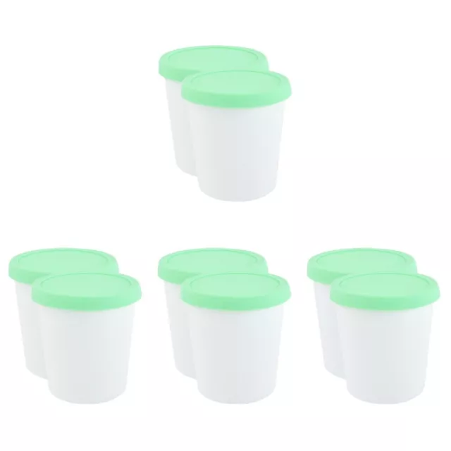 8 Reusable Ice Cream Containers with Lids for Homemade Ice Cream Storage-CQ