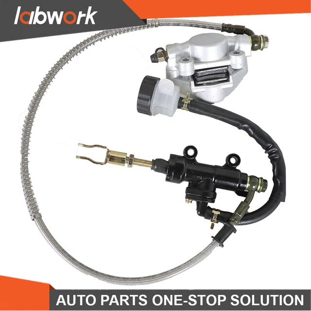 LABWORK REAR HYDRAULIC Brake Assembly Caliper Master Cylinder For Go
