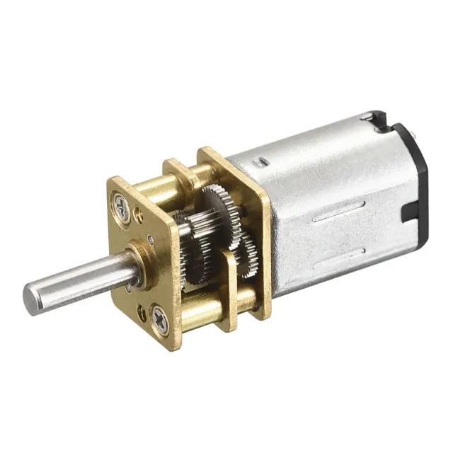 Micro Speed Reduction Gear Motor, DC 12V 120RPM with Full Metal Gearbox