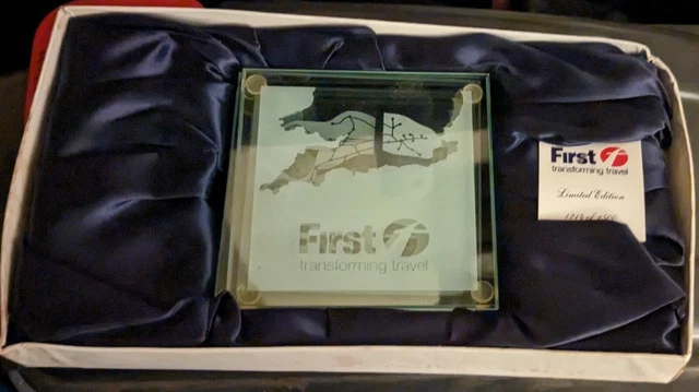 First Great Western Railway Company Set Of 3 x Limited Edition Glass Coasters