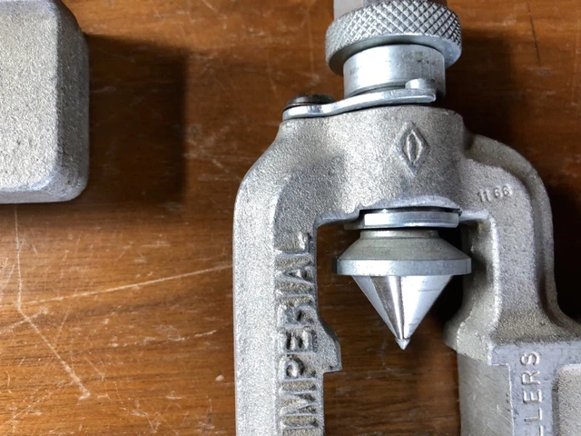 Chicago Imperial Metall Kupfer Rohr Expander mit Rollen 45 Grad Faseneinheit USA 4