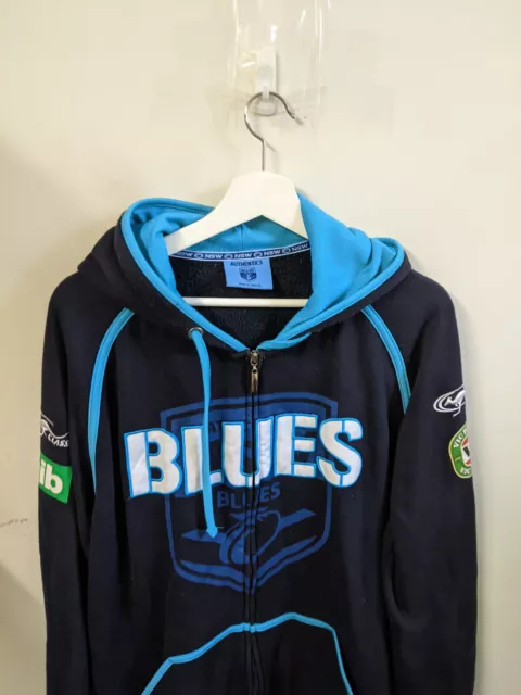 NSW Blues Hoodie Mens Extra Large Blue State of Origin Rugby League Merchandise 2