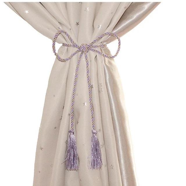 Wild Color Beautiful Window Curtain Rope Home Decoration Tassel Curtain Holder #