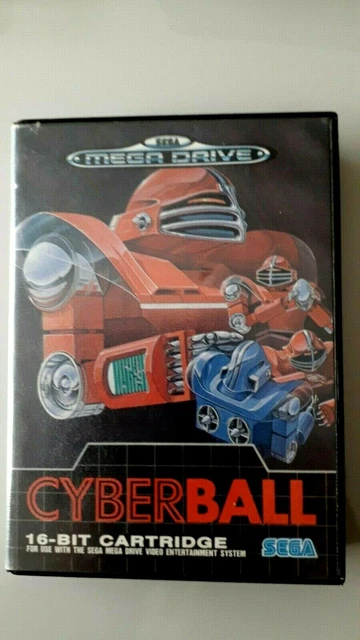 Jeu SEGA MEGADRIVE CYBERBALL en boîte sans notice (N°750)