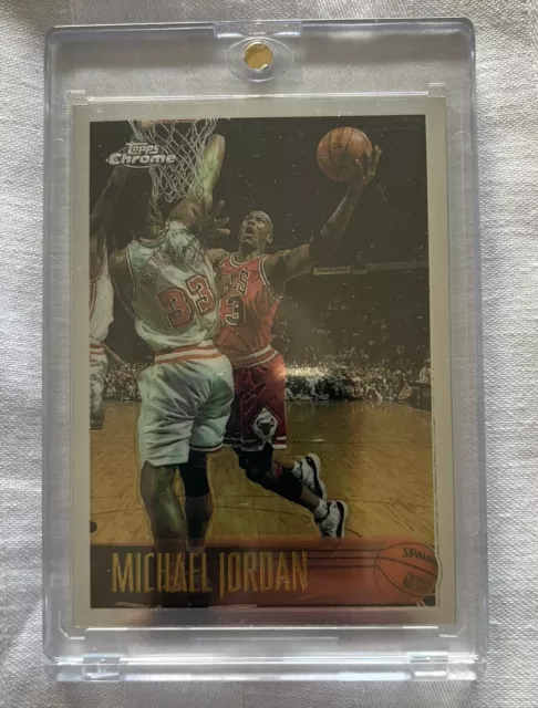 Michael Jordan Topps Chrome 1996 #139 1st Chrome Card Prizm Kobe RC Rookie Year